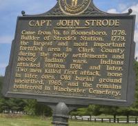 <h2>Marker 1047</h2><p>Captain John Strode<br>Marker 1047<br>County: Clark<br>Location: 1 mile West of Winchester, US 60<br>Photographed by Sharla Gross<br></p>